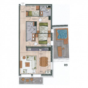 Apartment Falcon Lodge G12 Meribel