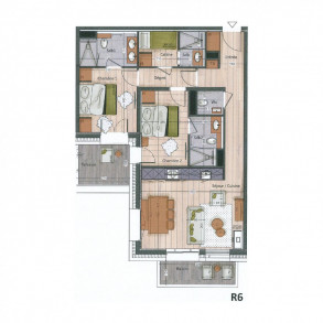 Апартаменты Falcon Lodge D11 Мерибель