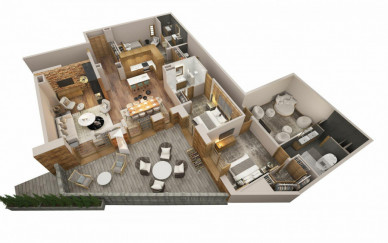 Appartement Brunello Courchevel 1850
