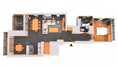 Апартаменты Aspen Lodge A31 Куршевель 1650