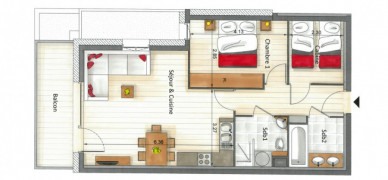 Apartment K2 – 03 Les Gets