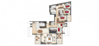 Penthouse Keystone Lodge C18 Courchevel 1650