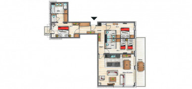 Appartement Mammoth Lodge D12 Courchevel 1650