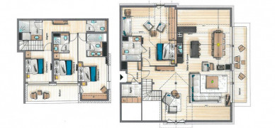 Пентхаус Mammoth Lodge D13 Куршевель 1650