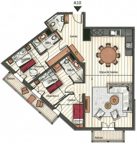 Appartement Nagadi Courchevel 1650
