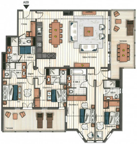 Appartement Kailash Courchevel 1650