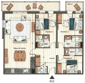 Апартаменты Dablam Куршевель 1650