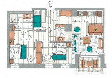 Appartement Kinabalu 15 Les Gets