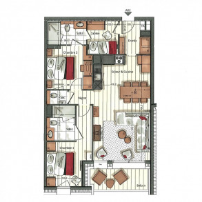 Appartement Vail Lodge A02 Val d'Isère