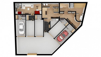 Appartement Les Belles Alpes 1 Méribel